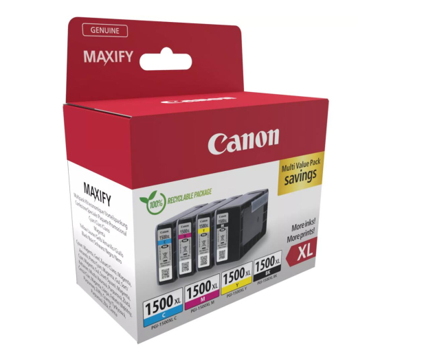 CANON Zestaw 4 tuszów PGI-1500XL CMYK 9182B010 - 1226663 - zdjęcie 2